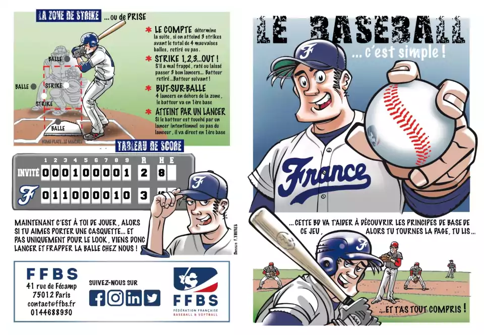 baseball règles BD
